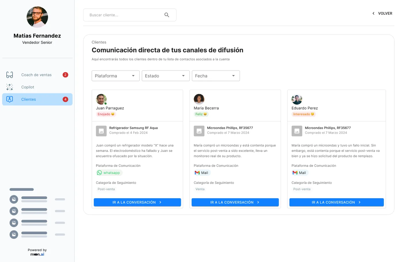 Copiloto de ventas