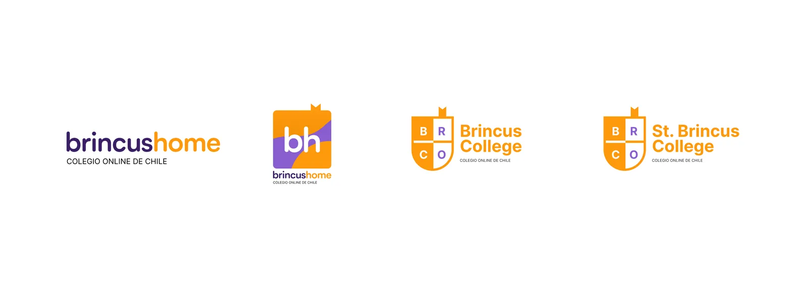 Evolución del logotipo de Brincus Home