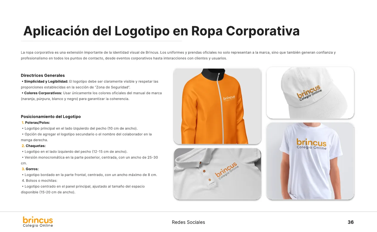 Manual de marca de Brincus, página 37