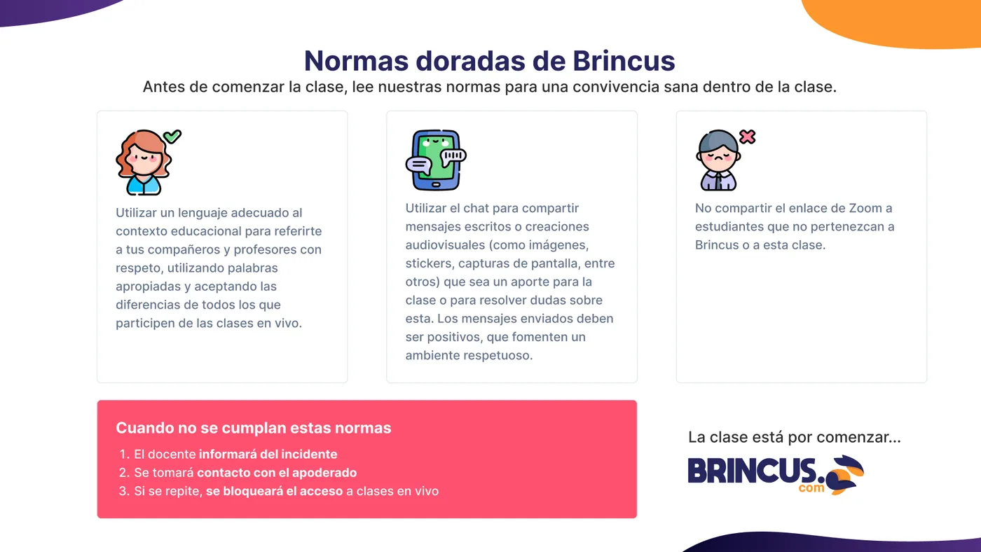 Normas de convivencia de Brincus en video