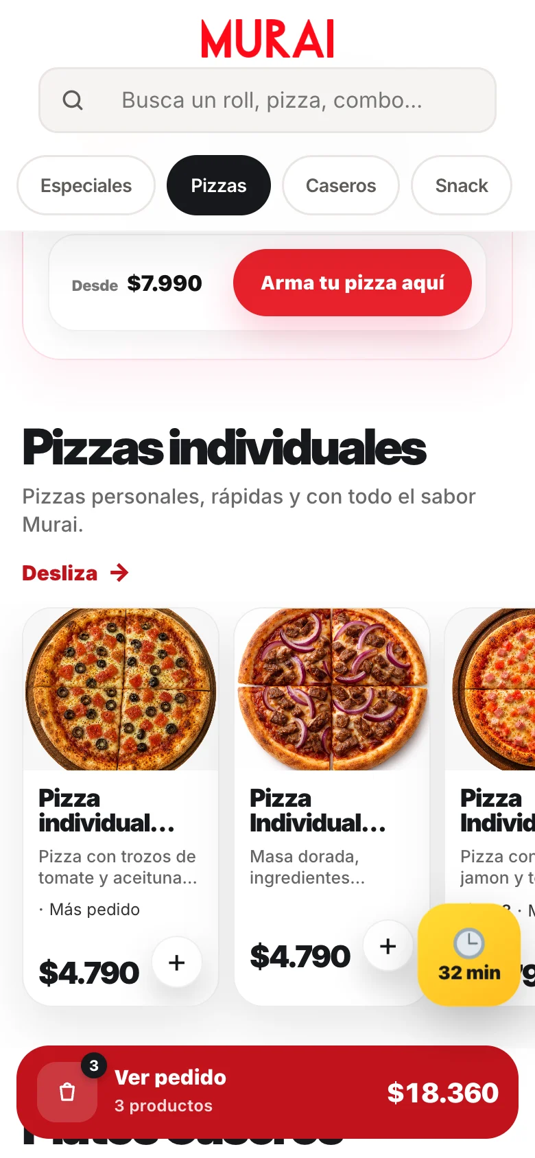 Pantalla adicional del sistema de Murai