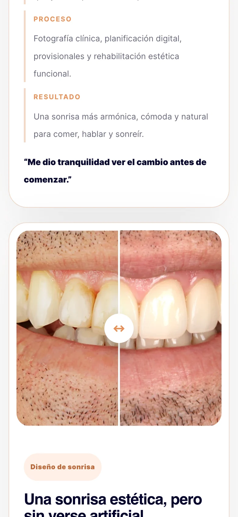 Pantalla del sistema de Pablo Cabezas Odontólogo